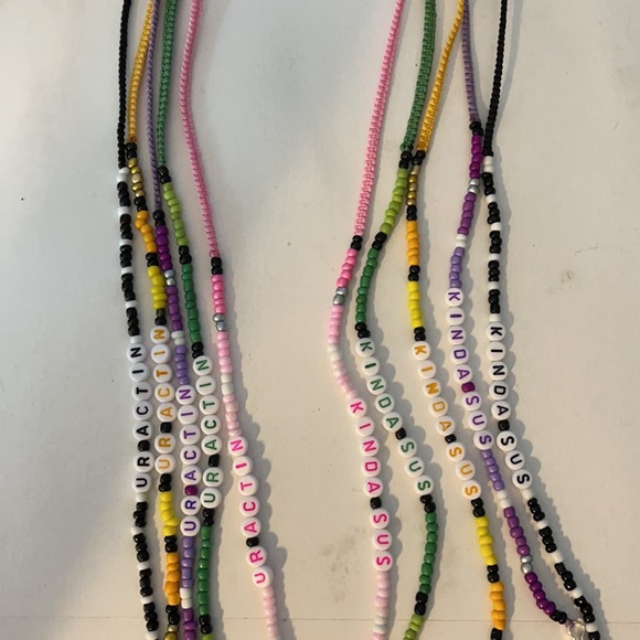 Other - Among Us handmade mask lanyards.